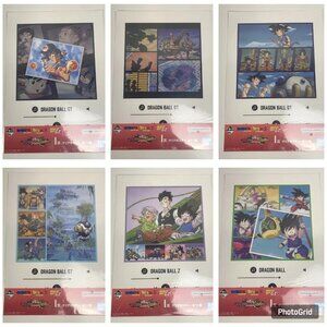 Bandai Ichiban Kuji Dragon Ball VS Omnibus CROSS Prize I Clear Poster Lot x9